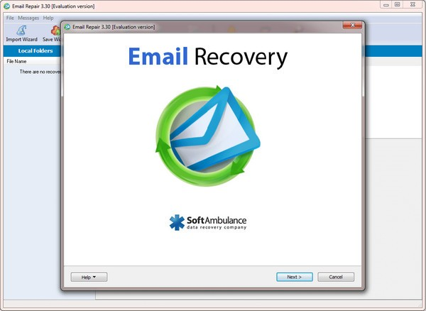 SoftAmbulance Email Recovery截图