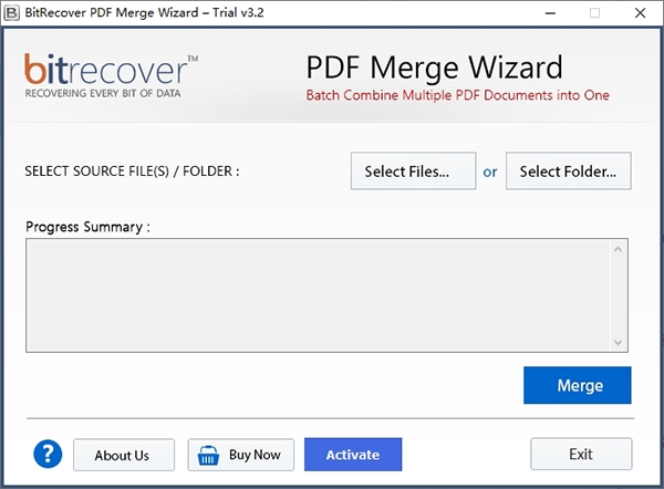 BitRecover PDF Merge Wizard图片