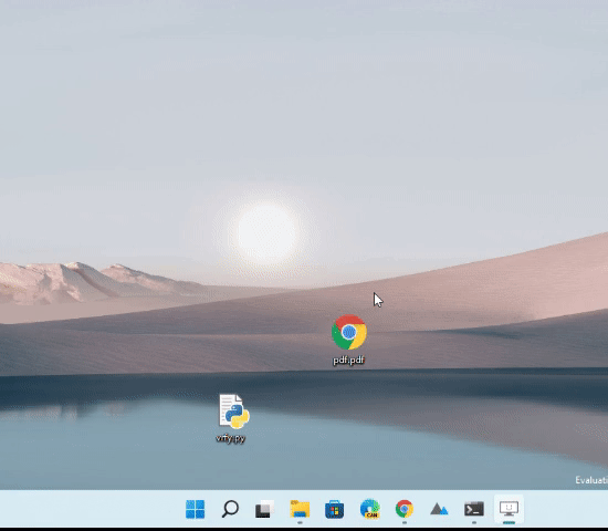 Windows 11 Drag & Drop to the Taskbar (Fix)效果图1