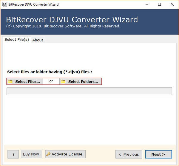 BitRecover DjVu Converter Wizard截图3