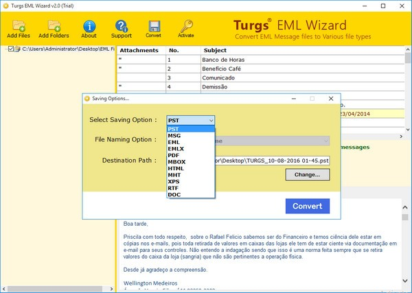 Turgs EML Wizard截图2