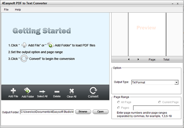 4Easysoft PDF to Text Converter图片