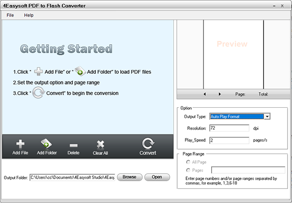 4Easysoft PDF to Flash Converter图片