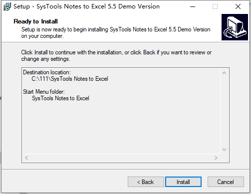 SysTools Notes to Excel Converter