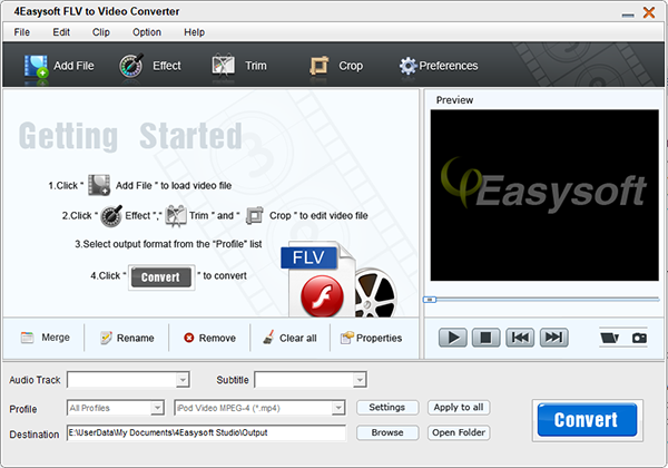 4Easysoft FLV to Video Converter图片