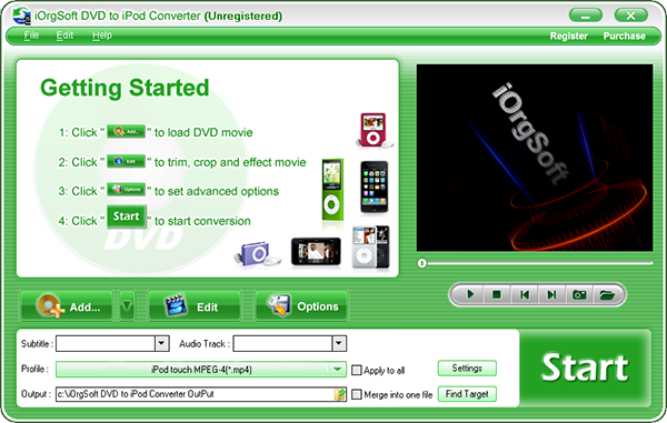 iOrgSoft DVD to iPod Converter图片