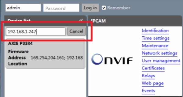 onvif device manager osx