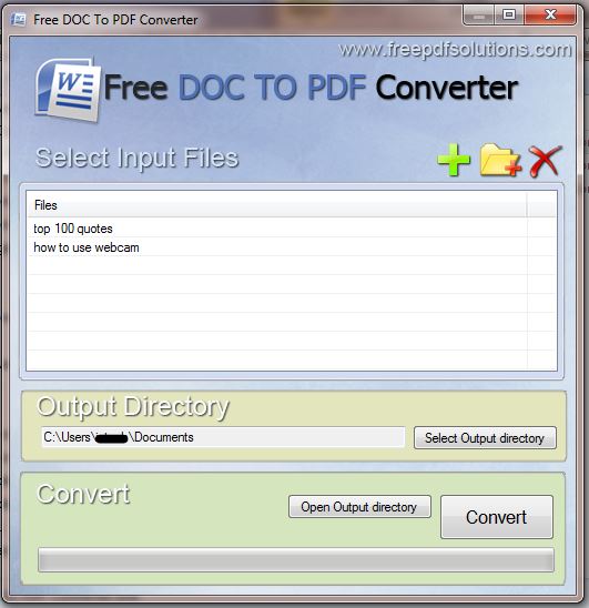 Free DOC To PDF Converter图片