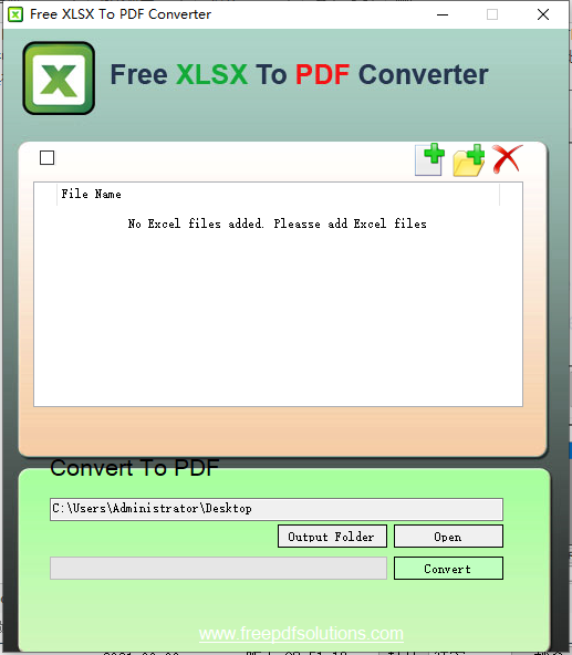 Free Xlsx to Pdf Converter图片1