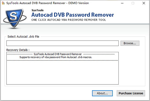 SysTools Autocad DVB Password Remover图片