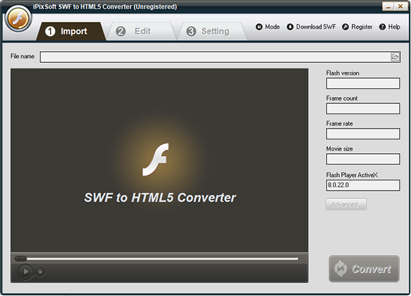 iPixSoft SWF to HTML5 Converter图片