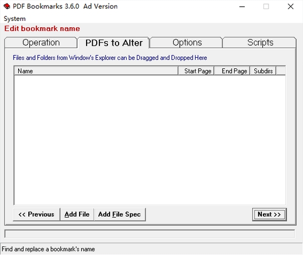 PDF Bookmarks软件图片