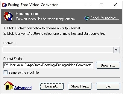 Eusing Free Video Converter图片