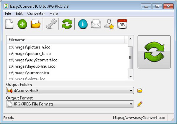 Easy2Convert ICO to JPG Pro截图