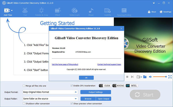 GiliSoft Video Converter图片1