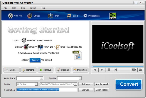 iCoolsoft WMV Converter截图
