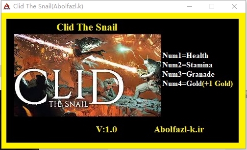 蜗牛克利德Clid The Snail四项修改器截图0