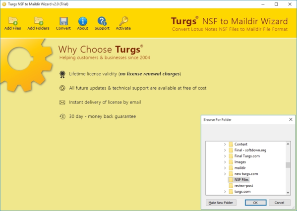 Turgs NSF to Maildir Wizard图片3