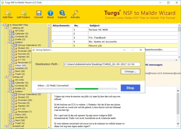 Turgs NSF to Maildir Wizard图片5