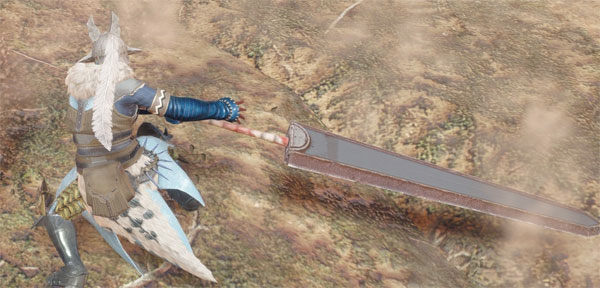 怪物猎人崛起斩龙剑替换默认大剑MOD截图1