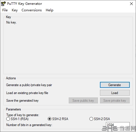 PuTTY Key Generator图片1