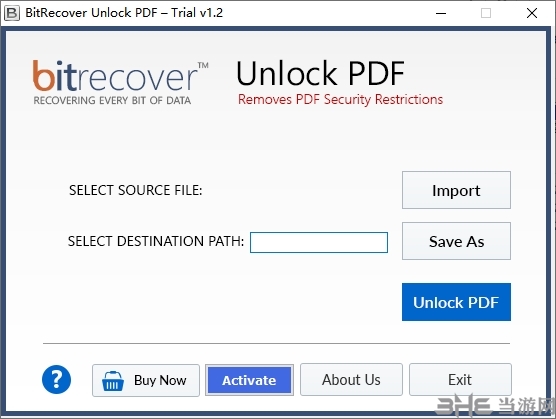 BitRecover Unlock PDF图片