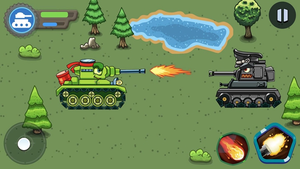 坦克大战游戏截图