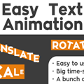 Easy Text Animation