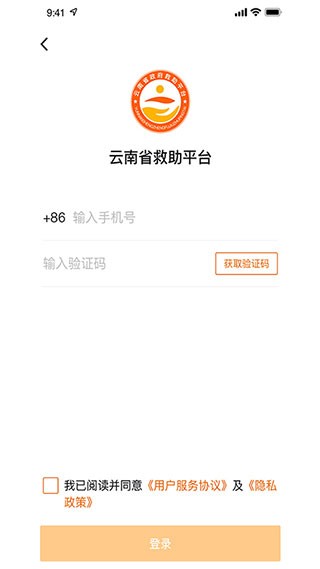 云南省政府救助平臺4