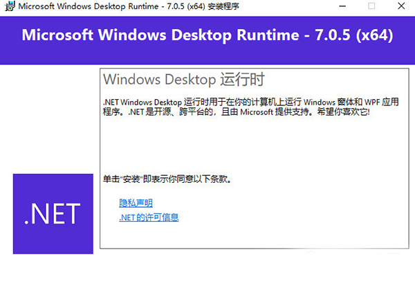 Runtime6.0 (微软NET框架运行库)免费版v7.0.5