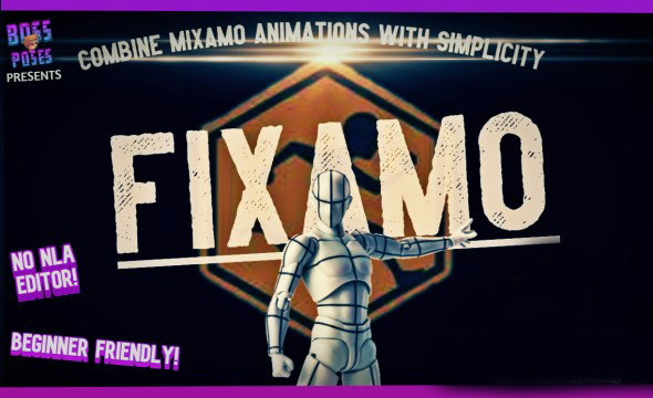 Fixamo (Blender骨骼复制粘贴绑定插件)免费版v1.0