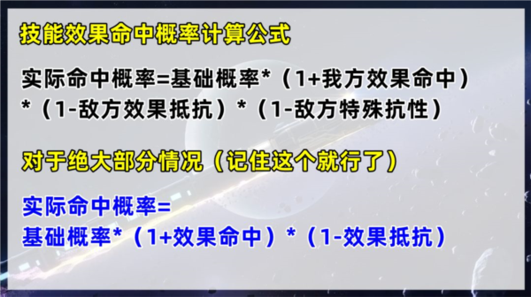 概率计算-崩坏星穹铁道效果命中有什么用 作用效果攻略