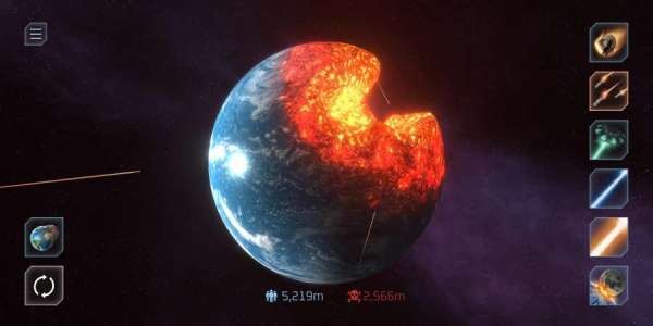 星球爆炸模拟器安卓版截图1