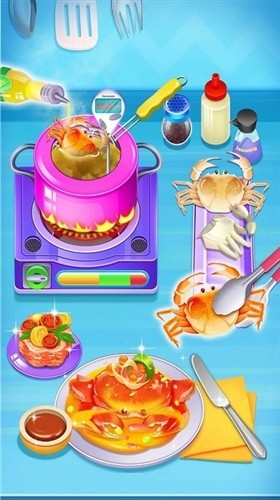 美味螃蟹大餐烹饪制作截图3
