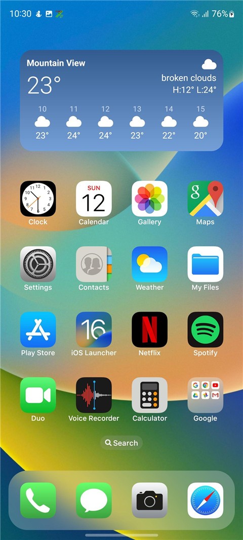 iOS16 Launcher1