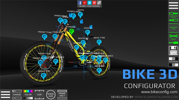 Bike 3D Configurator中文版截图2