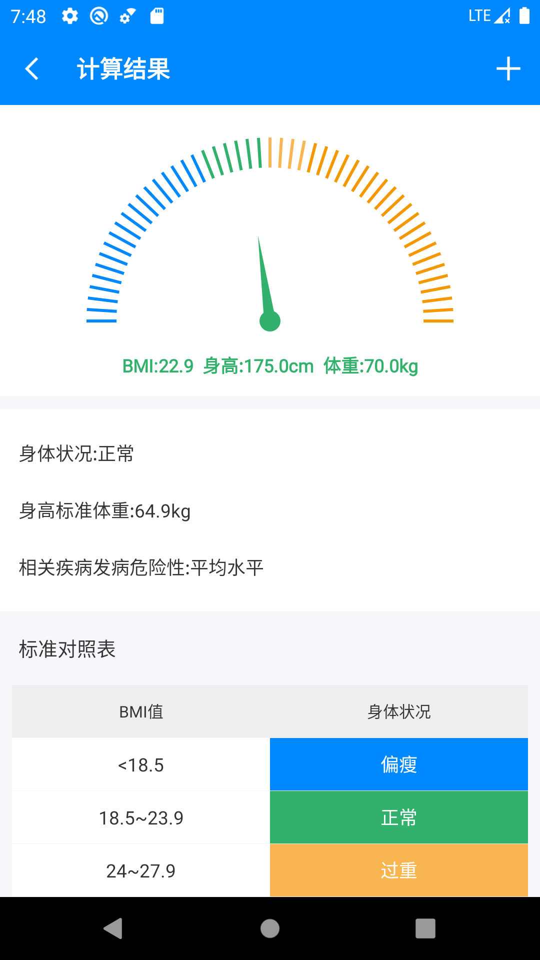 BMI计算器app3