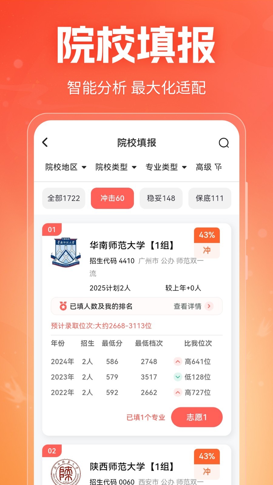 高考志愿填報指南app5