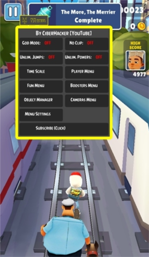 地铁跑酷新框架脚本 安卓版v9.9.9 游戏辅助