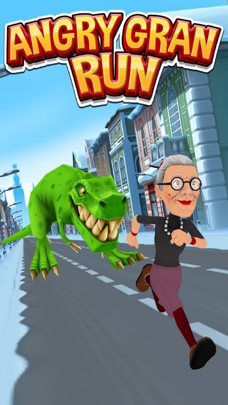 愤怒的老奶奶玩酷跑(Angry Gran Run)截图2