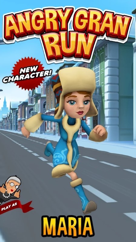 愤怒的老奶奶玩酷跑(Angry Gran Run)截图1