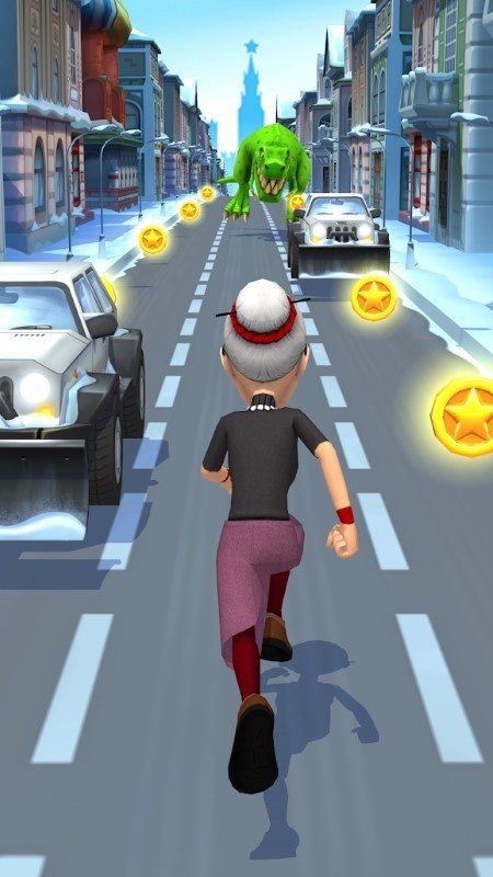 愤怒的老奶奶玩酷跑(Angry Gran Run)截图3
