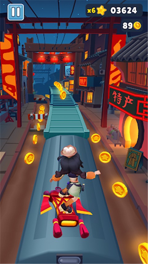 地铁跑酷洛阳站内置菜单版1