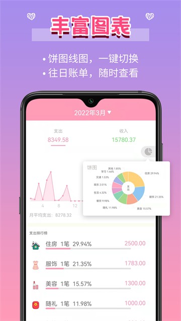 女生记账app截图2