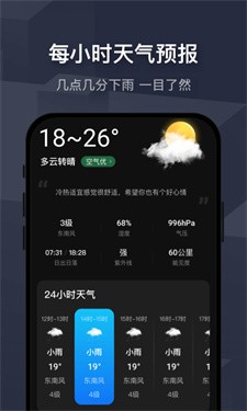 遇见天气预报APP截图2