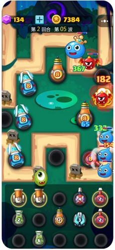 合成塔防截图1