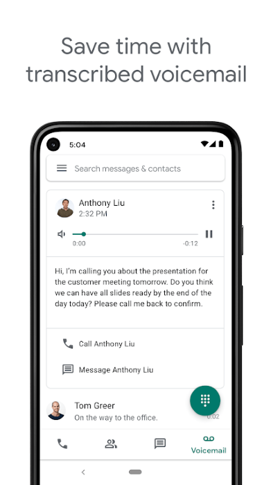 Google voice截图2