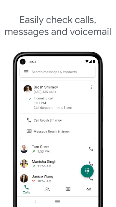 Google voice截图3