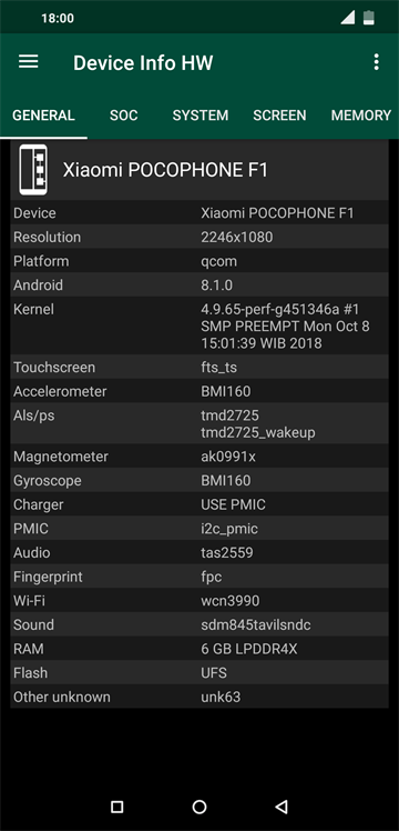 device info hw3