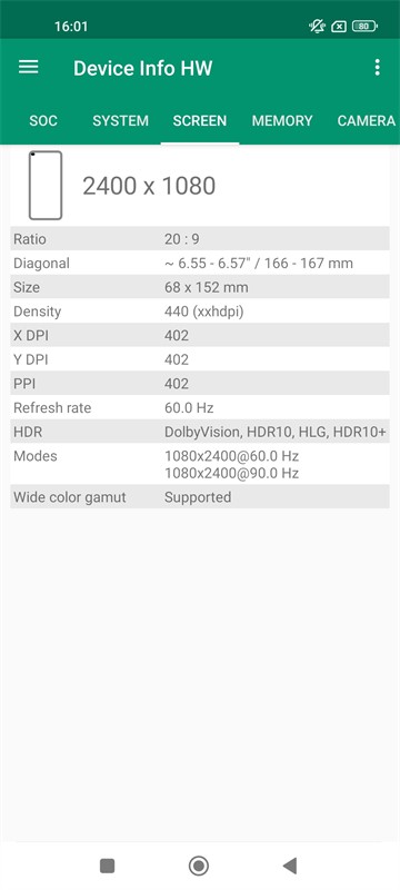 device info hw1